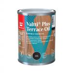 Terrassi&otilde;li Tikkurila Valtti Terrace Oil Plus, viimistlust&ouml;&ouml;deks, must v., 0.9 l