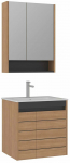 Vannitoa m&ouml;&ouml;bli komplekt Kalune Design Ricato, tamm v., 47 cm x 61 cm x 62 cm