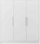 Riidekapp Alarica, valge v., 60 cm x 180 cm x 200 cm