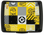 Konteiner toidu jaoks Keeeper Carla Minions Mosaic, 1 l, 17 cm x 13 cm, must v./kollane v.