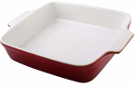 K&uuml;psetusplaat Lamart Casa LT9205, valge v./punane v., 33 cm x 23 cm