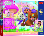 Pusle Trefl Gabbys Dollhouse Gabby To The Rescue 14389, 40 cm x 60 cm, 24 tk, mitmev&auml;rviline