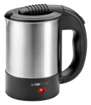 Elektriline veekeetja Clatronic 3624, 0.5 l, must v./roostevaba teras v.