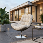 &Otilde;uetool Domoletti Moon TG0025-25, elevandiluu v., 99 cm x 84 cm x 101 cm