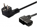Juhe Savio Schuko (M) angled IEC C13, Schuko, 1.2 m, must v.