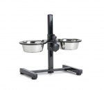 Statiiv koos kaussidega koera jaoks Beeztees Bowl Set 25, 5.06 l, must v./hall v.