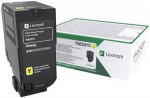 Toonerikassett Lexmark 10K Return Program Toner Cartridge 75B20Y0, kollane v.