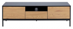 TV-laud Home4you Seaford, tamm v./must v., 140 cm x 40 cm x 45 cm