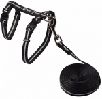 Kassi rakmed koos rihmaga Rogz Alleycat CLJ16A, 180 cm x 10 mm, must