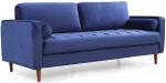 Diivan Hanah Home Rome 560ARE1333, s&uuml;gavsinine v., 90 x 215 cm x 70 cm
