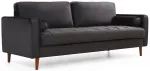 Diivan Hanah Home Rome 560ARE1334, must v., 90 x 215 cm x 70 cm