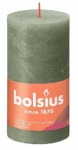K&uuml;&uuml;nal, silindri Bolsius Rustic, 60 h, Roheline v.