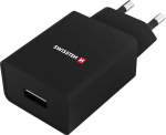 Telefoni laadija Swissten Travel Charger, USB, 120 cm, must, 5 W