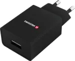Telefoni laadija Swissten Travel Charger, USB, 120 cm, must v., 5 W