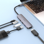 Dock jaam Hoco HB27 USB Type-C, HDMI, hall v.