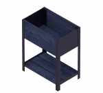 Peenrakast Upyard, 78 cm x 36 cm x 72 cm