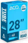 Jalgrattarehvi sisekumm ACID Road TUBE213, kumm, must v., 28"