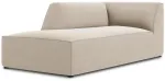 Diivan Micadoni Home Ruby Velvet Chaise Longue, hele pruun v., vasak, 181 x 93 cm x 69 cm