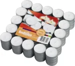 K&uuml;&uuml;nal, teek&uuml;&uuml;nal Bolsius, 3.5 h, 100 tk, valge v.