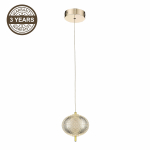 Valgusti rippuv Domoletti Bright A2360-1A, LED, 3000 &deg;K, 1 x 5 W, l&auml;bipaistev v.
