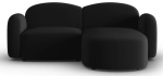 Nurgadiivan Micadoni Home Blair Velvet, must v., parem, 194 x 155 cm x 80 cm