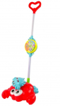 L&uuml;katav m&auml;nguasi, t&otilde;ukur Lean Toys Crab, 12 cm, punane