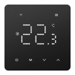 Programmeeritav k&uuml;ttetermostaat Tuya HT260041, seina s&uuml;vistatavad, must v., 5 - 60 &deg;C