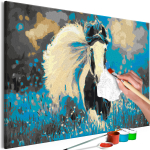 Maalimine numbrite j&auml;rgi Artgeist Running Horses MA_0542, mitmev&auml;rviline, 60 x 40 cm
