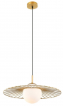Valgusti rippuv Italux Sally MDM-4003/1, E27, 1 x 40 W, kuldne v.