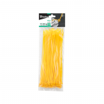 Kinnitusrihm Bradas, plastmass, kollane, 250 mm x 3.6 mm