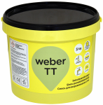 Tsementkrohvisegu Saint-Gobain Weber TT, tasandav, hall v., 3.2 kg