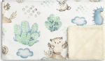 Tekk Sensillo Plush, 100 x 80 cm, pruun v./valge v./roheline v.