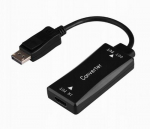 Adapter Gembird HDMI A Female, Displayport Male, 0.15 m, must v.