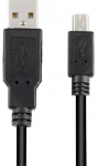 Kaabel Sharkoon USB 2.0 Type-A, USB 2.0 B male, 3 m, must