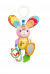Vankrilelu Sensillo Colorful Rabbit, kollane/roheline/roosa