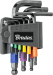 Kuuskantv&otilde;tmete komplekt Bradas DIY-HKB71-SH/B, kuusnurkne, 9 tk