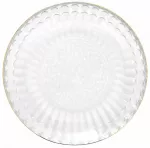 Taldrik magustoidu Homla Barrel, &Oslash; 15 cm, l&auml;bipaistev v./kuldne v.