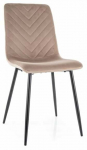 S&ouml;&ouml;gitoa tool Daren Velvet, matt, tume beež v&auml;rv, 39 cm x 45 cm x 91 cm