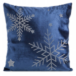 J&otilde;ulu dekoratiivne padjakate Royal 2, sinine v./h&otilde;be v., 45 cm x 45 cm