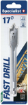 Sulgpuur puidule Specialist+ Fast Drill, puit, sulg-, hex, 17 mm x 15 cm