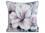 Dekoratiivpadjap&uuml;&uuml;r Flowers 06, valge/violetne, 45 cm x 45 cm