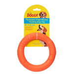 M&auml;nguasi koerale, r&otilde;ngad Doggy Ringo, 17.5 cm, &Oslash; 17.5 cm, oranž v., S