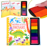 Loovkomplekt, s&otilde;rmev&auml;rv, dinosaurus Fingerprint Activities, mitmev&auml;rviline, EN