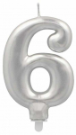 S&uuml;nnip&auml;evak&uuml;&uuml;nal Pap Star number 6, h&otilde;be v., 7 cm