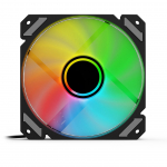 &Otilde;hkjahuti korpusele Sharkoon SHARK Mirror RGB PWM, 120 mm x 120 mm