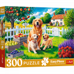 Pusle Trefl EasyPiece Dogs In The Country Side 23101, 40 cm x 60 cm, 300 tk, mitmev&auml;rviline