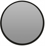 Peegel Home Styling Collection Minimal, rippuv, 50 cm x 50 cm, must v.