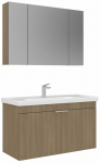 Vannitoa m&ouml;&ouml;bli komplekt Kalune Design Desna, tamm v., 45 cm x 100 cm x 58 cm