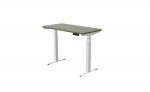 Arvutilaud reguleeritava k&otilde;rgusega Desktronic HomeOne, 120 cm x 60 cm, 73 - 119 cm, valge v./roheline v.