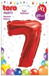 Fooliumist &otilde;hupall number XL 7, punane v.